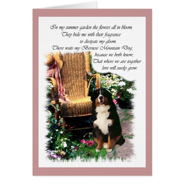 Bernese Mountain Dog Art Gifts (Voorkant)