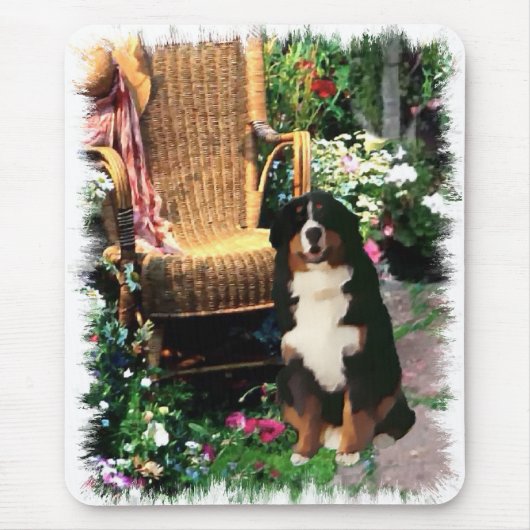 Bernese Mountain Dog Art Gifts Muismat (Voorkant)