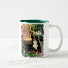 Bernese Mountain Dog Art Gifts Tweekleurige Koffiemok