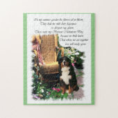Bernese Mountain Dog Art Legpuzzel (Verticaal)