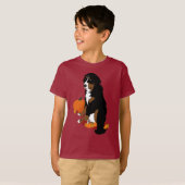 Bernese Mountain Dog Autumn T-shirt (Voorkant volledig)
