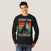 Bernese Mountain Dog Berner Dad T-shirt (Voorkant volledig)