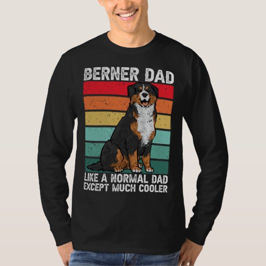 Bernese Mountain Dog Berner Dad T-shirt (Voorkant)