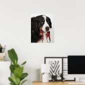 Bernese Mountain Dog (Berner Sennenhund) met Poster (Thuiskantoor)