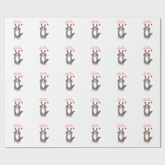 Bernese Mountain Dog Beste Kerstman.... Cadeaupapier (Vlak)