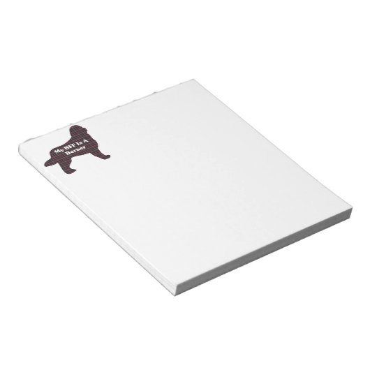 Bernese Mountain Dog BFF Notitieblok (Schuin)