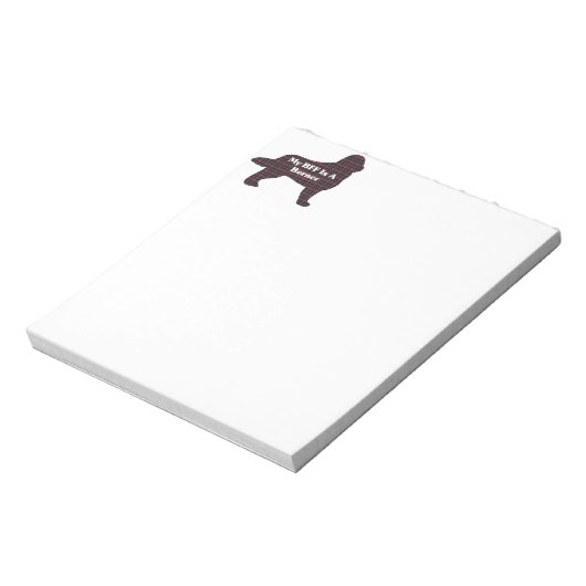 Bernese Mountain Dog BFF Notitieblok (Linkerzijde)