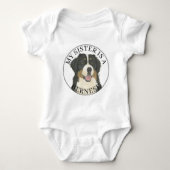 Bernese Mountain Dog Big Sister Romper (Voorkant)