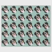 Bernese Mountain Dog Birthday Cadeaupapier (Vlak)