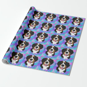 Bernese Mountain Dog Birthday Cadeaupapier