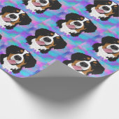 Bernese Mountain Dog Birthday  Cadeaupapier (Hoek)