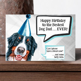 Bernese Mountain Dog Birthday Card Kaart
