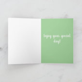 Bernese Mountain Dog Birthday Kaart (Binnen)