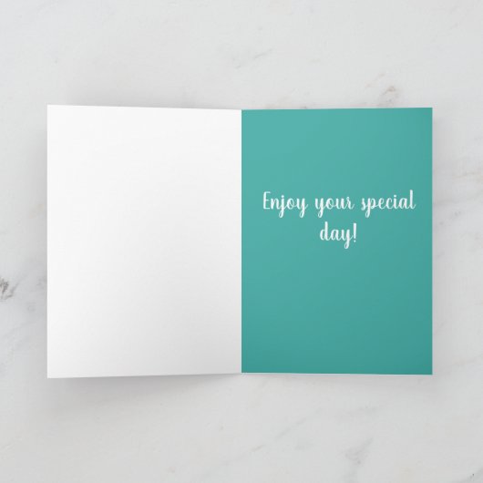 Bernese Mountain Dog Birthday Kaart (Binnen)