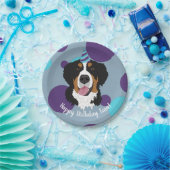 Bernese Mountain Dog Birthday Papieren Bordje (Feest)