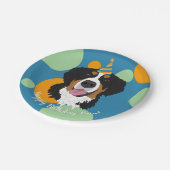 Bernese Mountain Dog Birthday Papieren Bordje (Gekanteld)