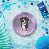 Bernese Mountain Dog Birthday Papieren Bordje (Feest)