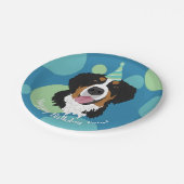 Bernese Mountain Dog Birthday Papieren Bordje (Gekanteld)