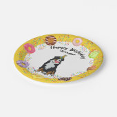 Bernese Mountain Dog Birthday Party Paper Bord (Gekanteld)