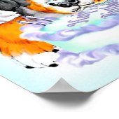 Bernese Mountain Dog Birthday Poster (Hoek)