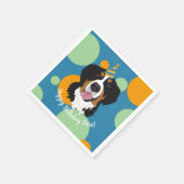 Bernese Mountain Dog Birthday Servet (Hoek)