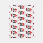 Bernese Mountain Dog Breed Christmas Fleece Deken (Voorkant)