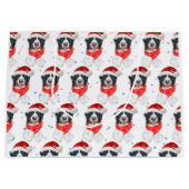 Bernese Mountain Dog Breed Christmas Groot Cadeauzakje (Voorkant)