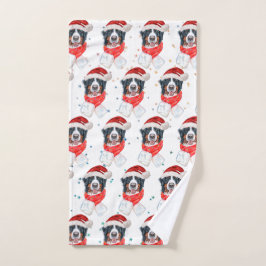 Bernese Mountain Dog Breed Christmas Handdoek