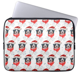Bernese Mountain Dog Breed Christmas Laptop Sleeve