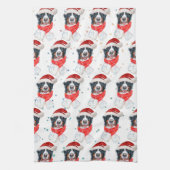 Bernese Mountain Dog Breed Christmas Theedoek (Verticaal)