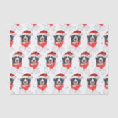 Bernese Mountain Dog Breed Christmas Tissuepapier (Voorkant)