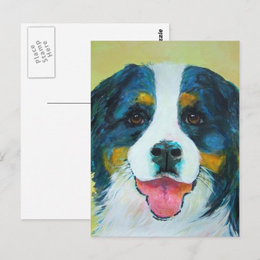 Bernese Mountain Dog Briefkaart (Voorkant / Achterkant)