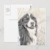 Bernese Mountain Dog Briefkaart (Voorkant / Achterkant)