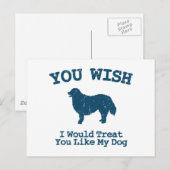 Bernese Mountain Dog Briefkaart (Voorkant / Achterkant)