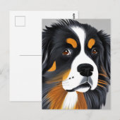 Bernese Mountain Dog Briefkaart (Voorkant / Achterkant)