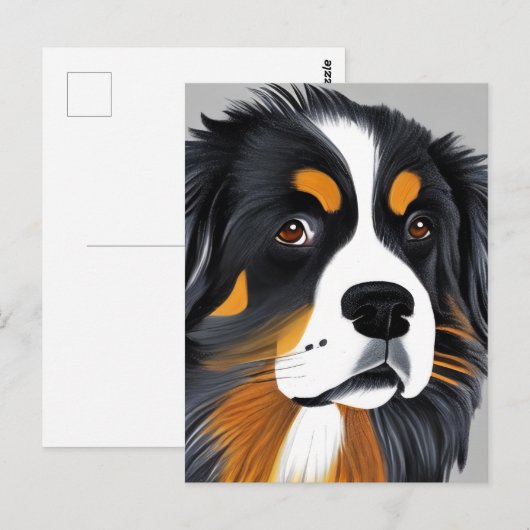 Bernese Mountain Dog Briefkaart (Voorkant / Achterkant)