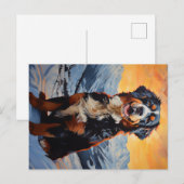 Bernese Mountain Dog Briefkaart (Voorkant / Achterkant)