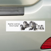 Bernese Mountain Dog Bumpersticker (Op auto)