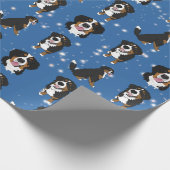 Bernese Mountain Dog Cadeaupapier (Hoek)