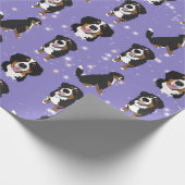 Bernese Mountain Dog Cadeaupapier (Hoek)