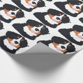 Bernese Mountain Dog Cadeaupapier (Hoek)