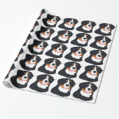Bernese Mountain Dog Cadeaupapier (Uitgerold)