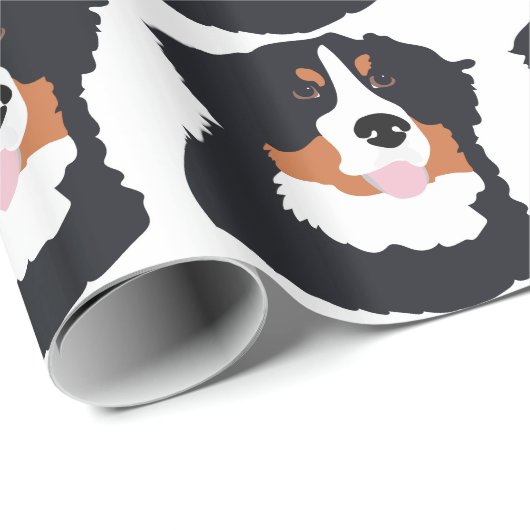 Bernese Mountain Dog Cadeaupapier (Rol Hoek)
