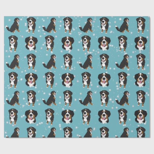 Bernese Mountain Dog Cadeaupapier (Vlak)