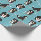 Bernese Mountain Dog Cadeaupapier (Hoek)