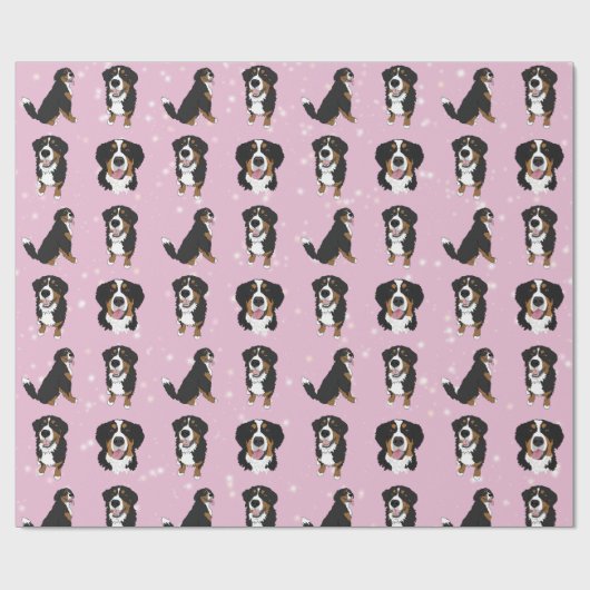 Bernese Mountain Dog Cadeaupapier (Vlak)