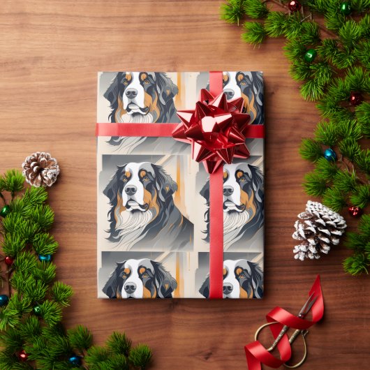 Bernese Mountain Dog Cadeaupapier (Feestdagen Geschenken)