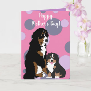 Bernese Mountain Dog Card Kaart