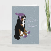 Bernese Mountain Dog Card Kaart (Voorkant)