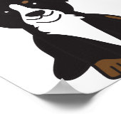 Bernese Mountain Dog Cartoon Poster (Hoek)